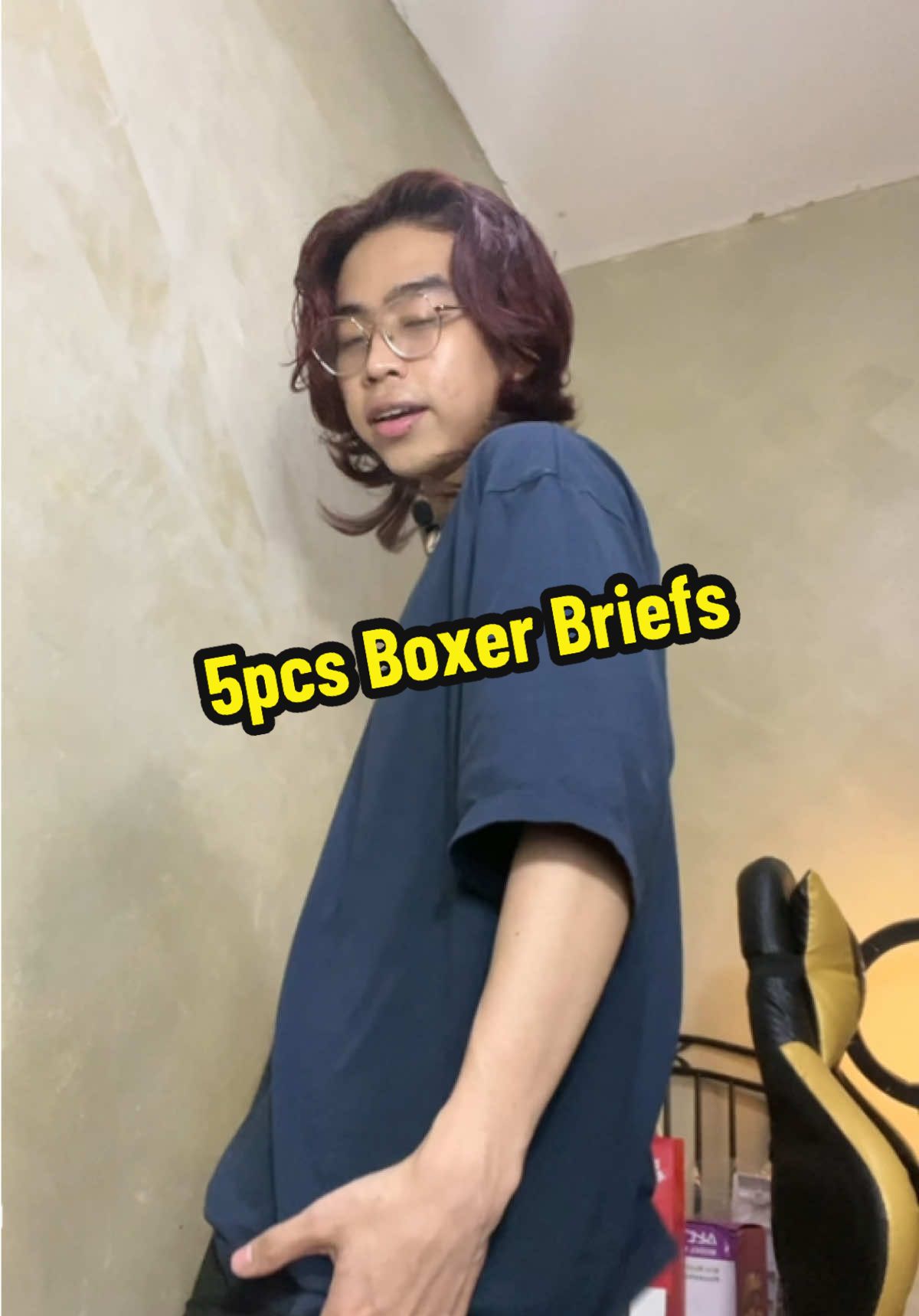 Replying to @Mark Mellan Apostol Comfortable sa katawan ng 5pcs Boxer Briefs na ito. #5pcsboxerbrief #brief #breathable #stretchablebrief 