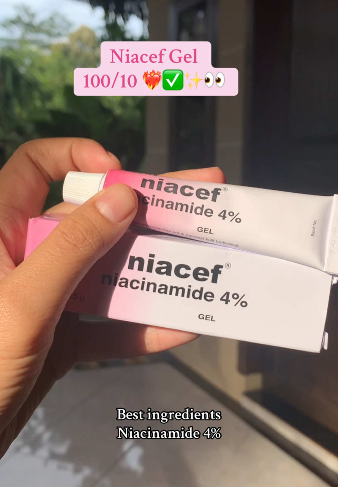 Hasilnya bikin gong wajah kalian 🫵🏻🥰 #niacef #niacinamide #salepjerawat #acne #halodoc 