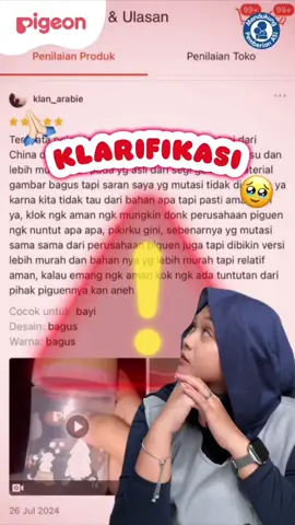 ‼️WASPADA PRODUK PALSU‼️ Hi Mom & Dad, hati-hati dalam memilih produk si Kecil ya! Pilih produk yang sudah pasti aman dan original, yuk swipe left untuk mengetahui perbedaan produk Pigeon yang asli dan palsu😊 Yuk Mom, sama-sama mulai aware terhadap produk yang digunakan si Kecil. Produk yang asli bisa langsung ke E-Commerce dan partner resmi Pigeon Baby Indonesia🥰 #PigeonBabyIndonesia #PigeonIndonesia #beliprodukasli  #bewarefakeproduct 