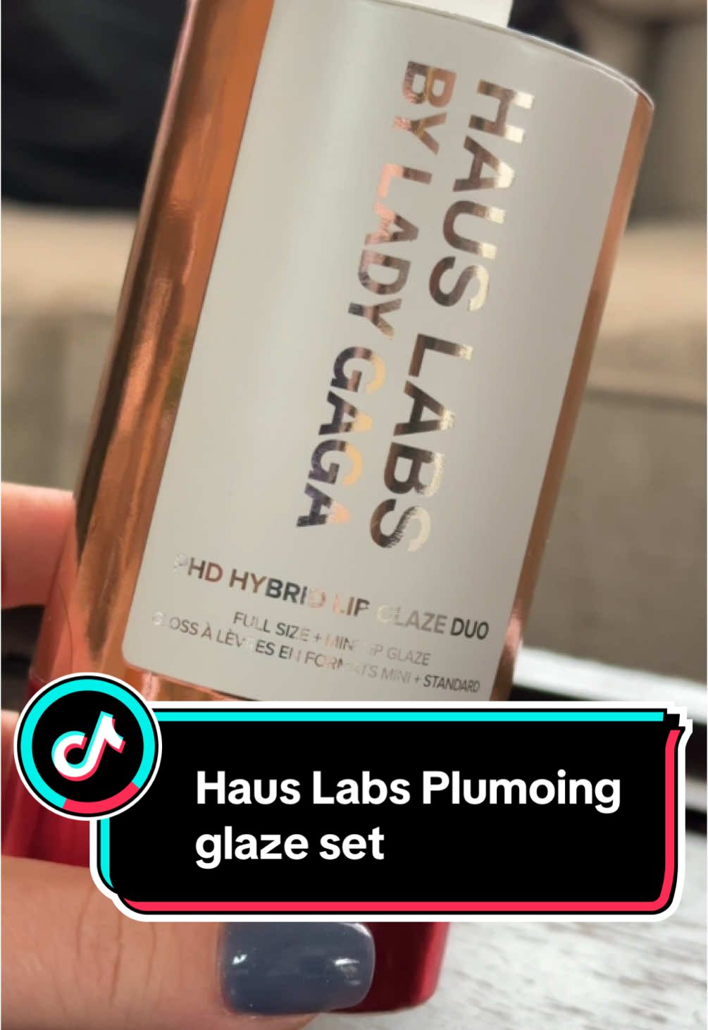 @Haus Labs by Lady Gaga plumping lip glaze set #smallcontentcreator #lipset #plumping 