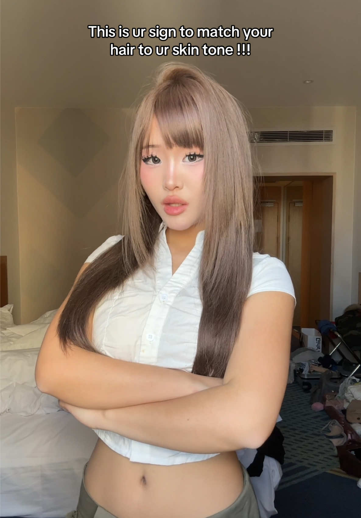 Even the brows!!! I wanted to do this for sooo long omg 🥹😍 New year new ME #matchinghaircolor #skintone #cooltoned #asian #asiangirl #milkteabrown #hairtransition #transition #hair #hairtok #foryou #fyp #viral 