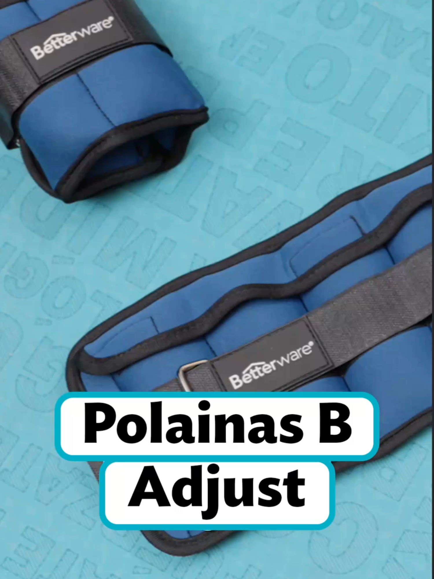 Tu rutina diaria con el extra que necesitas 🏋️‍♀️✨ Las Polainas B Adjust son ideales para muñecas o tobillos. Son desmontables y ajustables para añadir 1 kg de peso extra en muñecas o tobillos. ¡Fáciles de lavar y listas para tu siguiente entrenamiento!  #SeVaAPonerMejor #SeVaAPonerBetterware #VidaSaludable #PolainasBAdjust #FuerzaExtra #Bienestar #BetterwareFitness