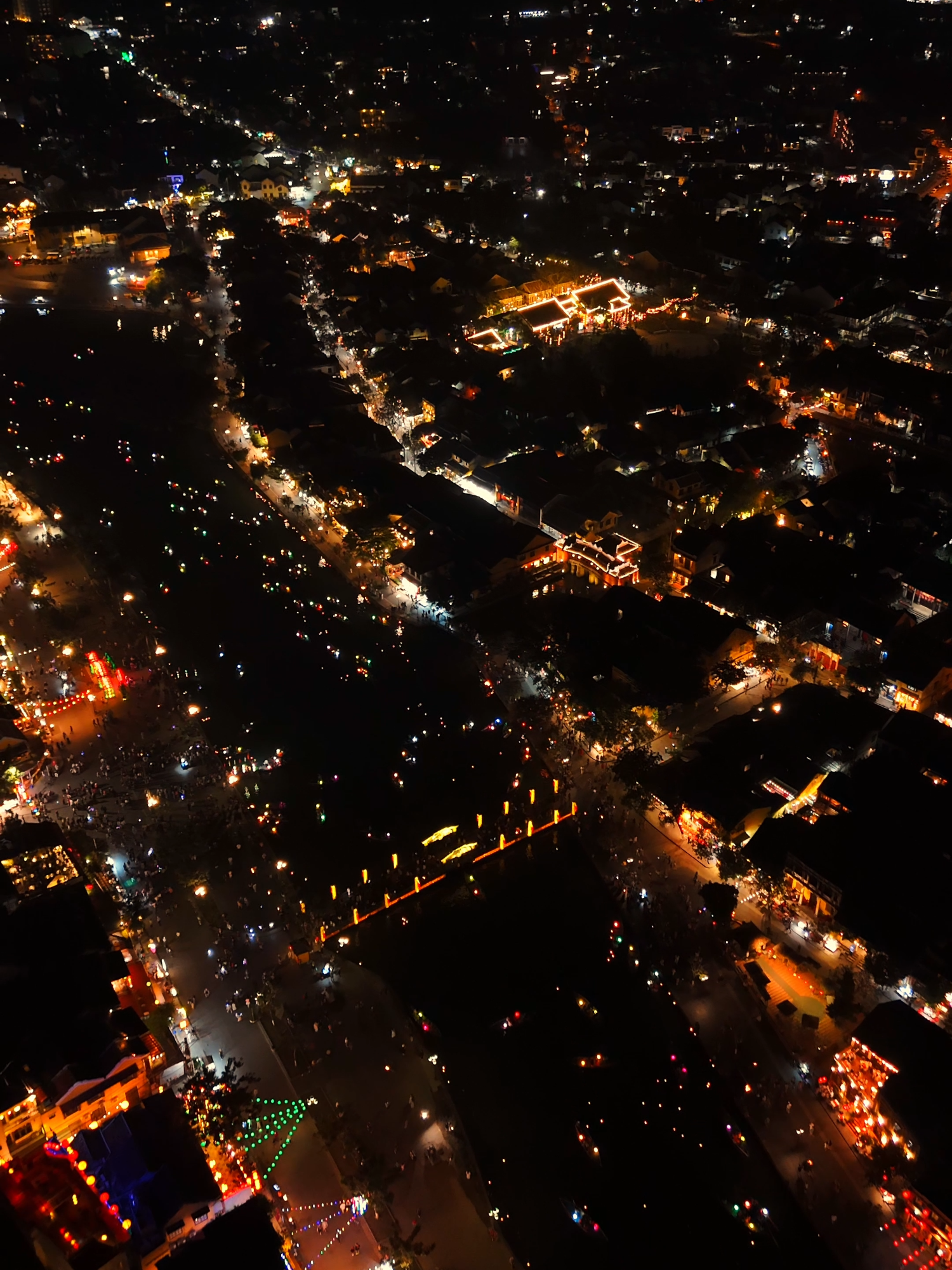 Hoi An by Nigh t##hoianmemoriesland #xuhuong #flycam #relax #phocohoian #chill