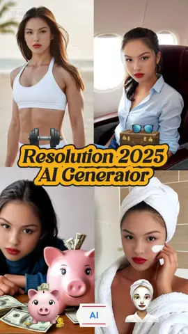 Resolution 2025 AI Generator  Funny AI template to show your resolutions of 2025 🤝 ⚠️This is not me on the picture, it is Olivia Rodrigo. Its an example of how it could look with your picture.  #resolution #ai #aifilter #2025 #Fitness #getfit #savemoney #travelmore #SelfCare #CapCut #capcut2025 
