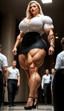 The new boss is here 💼💪 Get ready, because things are about to change—my way. 🔥 #fmg #femalemuscle #PowerAndControl #BossEnergy #UnstoppableForce