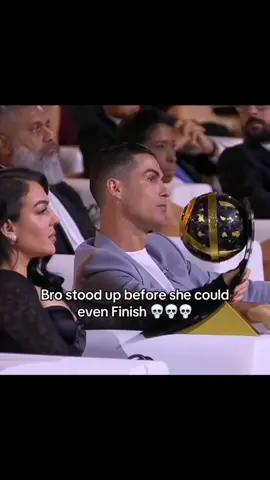 Who does BLUD think he is😭‼️🤯💀#ronaldo #cristianoronaldo #fypシ゚viral #meme #soccerawards #globalsoccerawarddubai #trending #xyzbca 