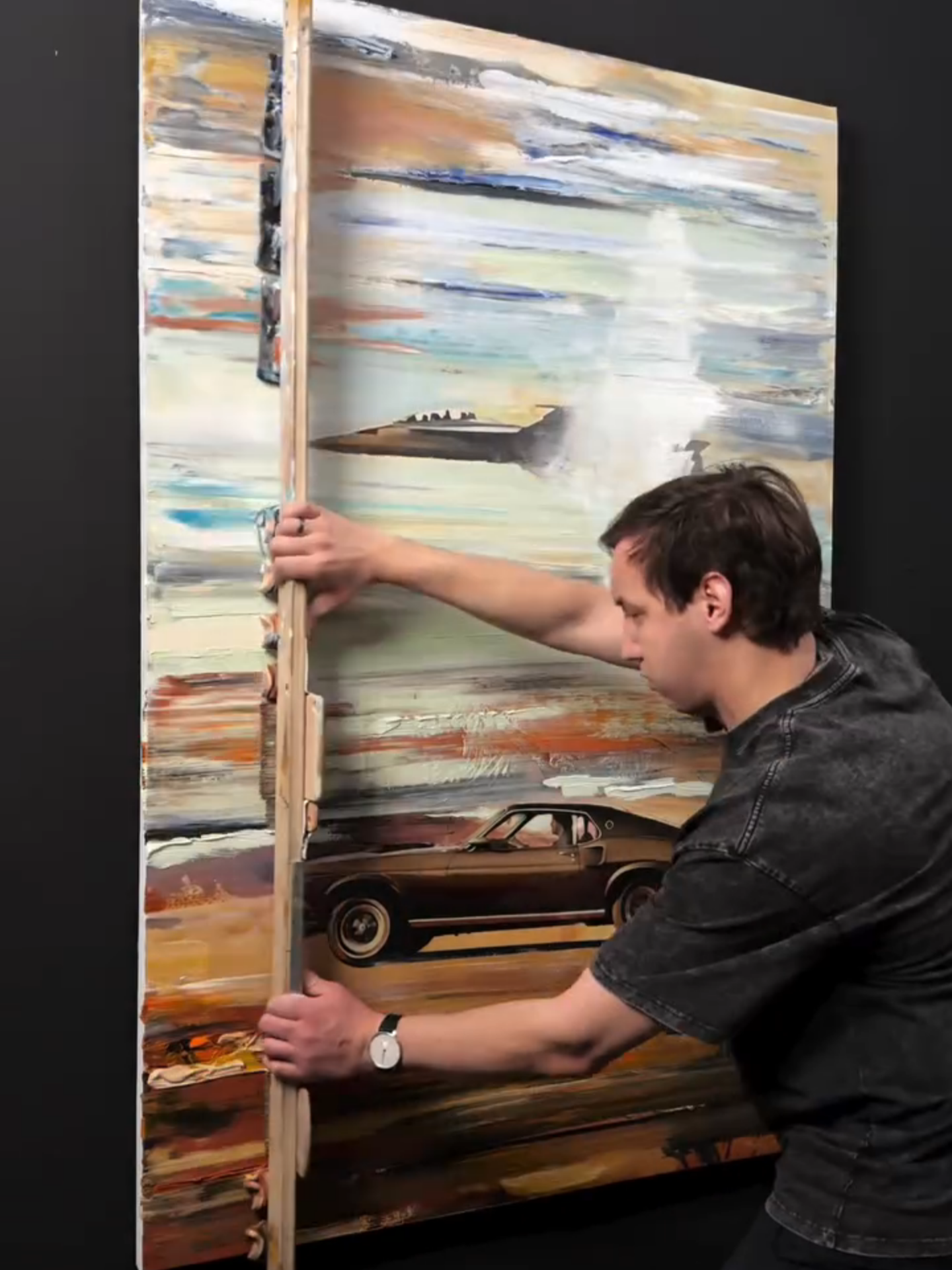 Adding speed motion blur to art 🤌 (IG🎥: @zeleninart) #Unreel #Extreme #Motion #Artsy #Speedart