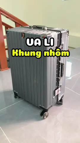 Riview vali khung nhôm, khoá bấm giá từ hơn 400k #thuycanriview #vali #valikhungnhom #validulich #samtetbaovui 