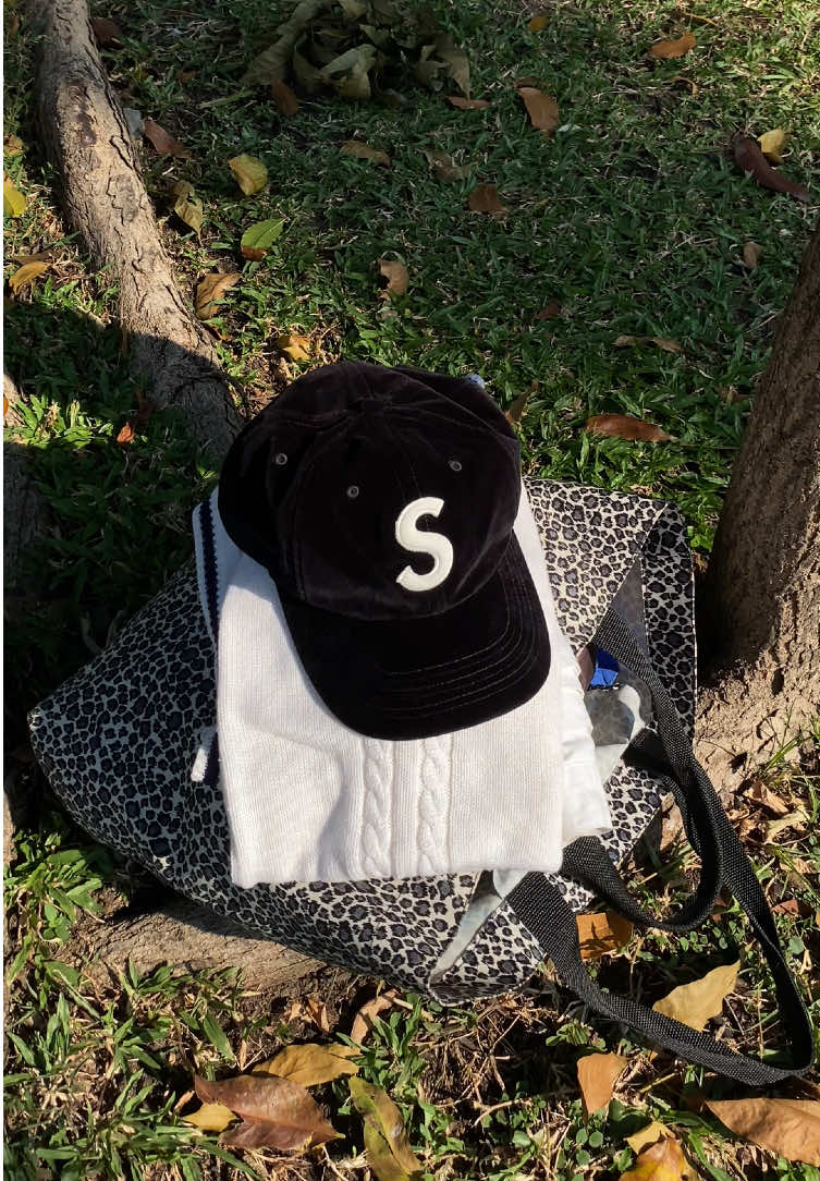 Superme S Logo Cap (Made in USA) REAL #superme #konjabstore #outfit #แบรนด์แท้ #OOTD #lookinggood 
