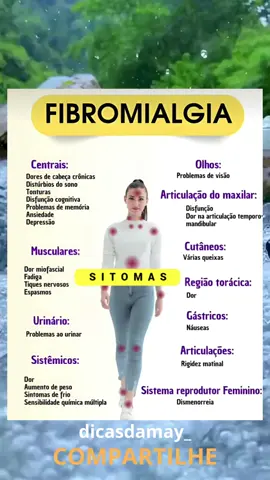 A fibromialgia é uma condição neurológica crônica que causa dor em todo o corpo, cansaço, rigidez muscular e outros sintomas. #dores #fribromialgia #ossos #dicasdesaude #explore