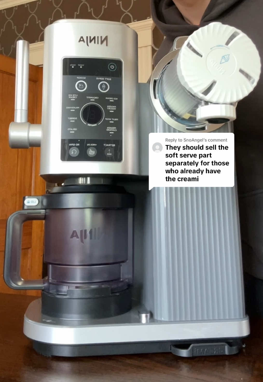 Replying to @SnoAngel Hopefully this answers the question!! #ninjaswirl #ninjacreami #newcreami #fpf 