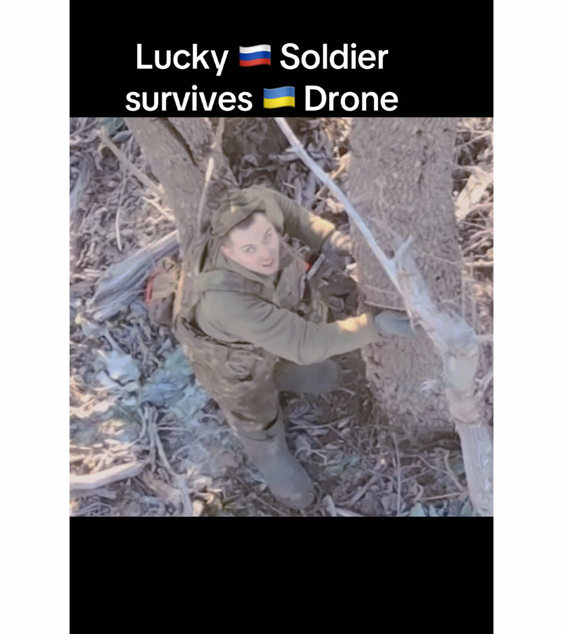 Lucky Russian Soldier survives Ukrainian Drone. #kyivtoday #kyiv #ukraine #ukrainetiktok #ukrainerussia #ukrainevsrussia #ukrainewar #ukrainewarlatestnews #ukrainewarfootage #ukrainianwar #russianarmy #russia #russiawar #russiavsukraine #ukrainerussiawar #militarytiktoks #militarytiktok #warfootage #combatfootage #war #military #fyp #foryoupagе #militarynews #militaryupdate #warnews #warupdate #russiansoldier 