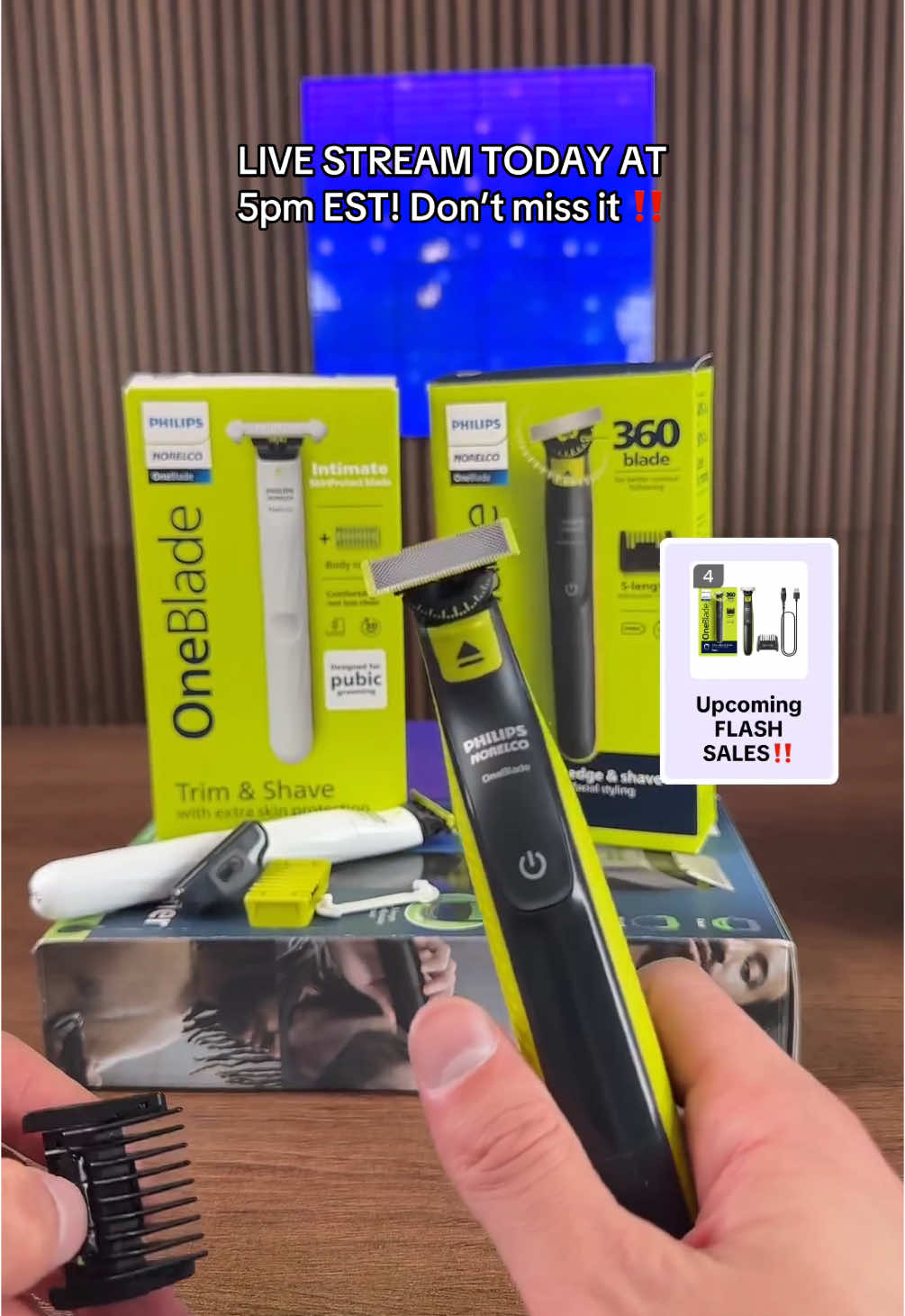 Don’t miss out today!!! 🤩🪒 #PhilipsNorelco #Philips #Norelco #livestream #livestreaming #live #TikTokShop #tiktoklive 