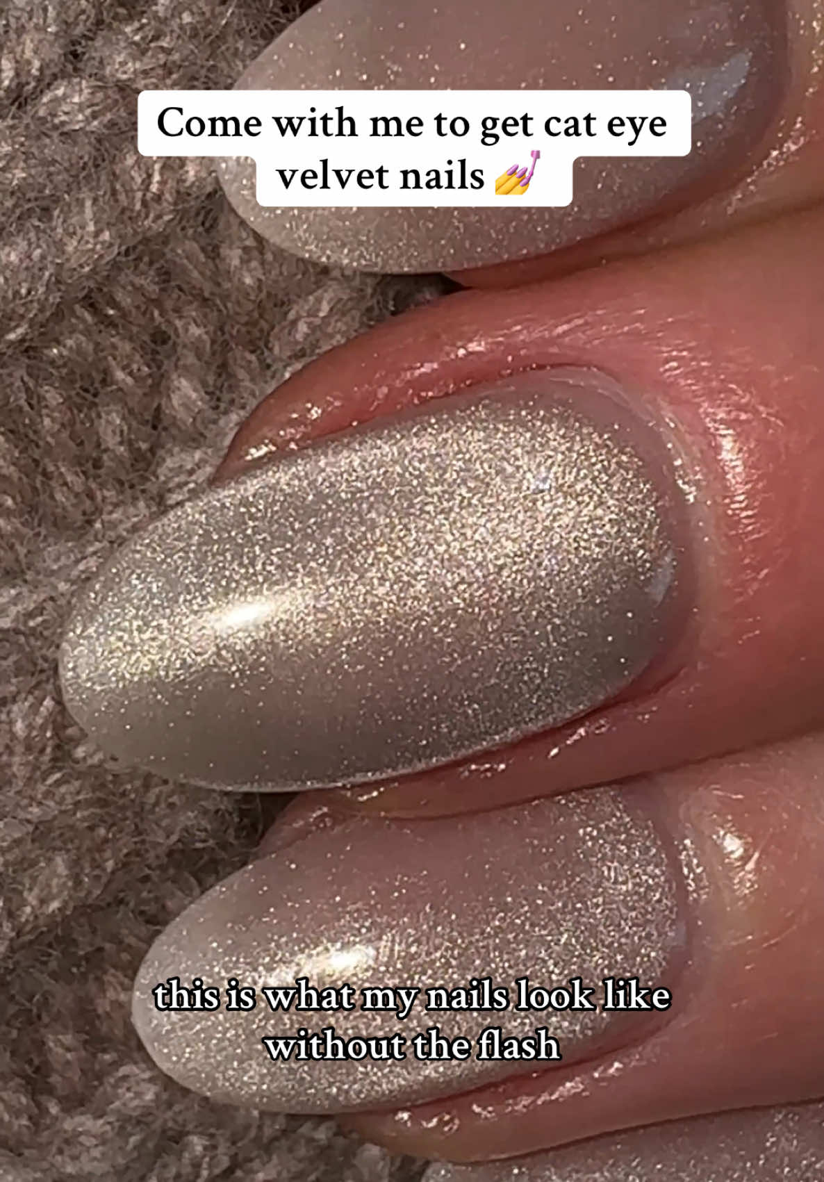 Love how natural they look and really shine in the light @pardonmyfrenchnailbar ✨ #nails #cateyenails #cateye #velvet #nailart #nailinspo #nails #nailtutorial 