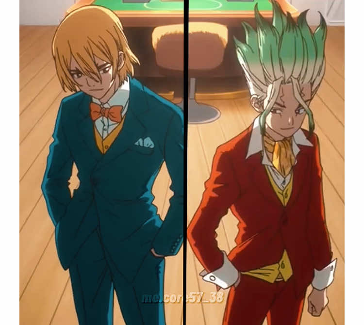 Who‘s cooler? #drstone #senkuishigami #ryusuinanami #genasagiri #kohaku #senku #senkudrstone #gen #gendrstone #ryusui #ryusuidrstone #kohakudrstone #youthinkyourecoolerthanme #drstonesciencefuture 