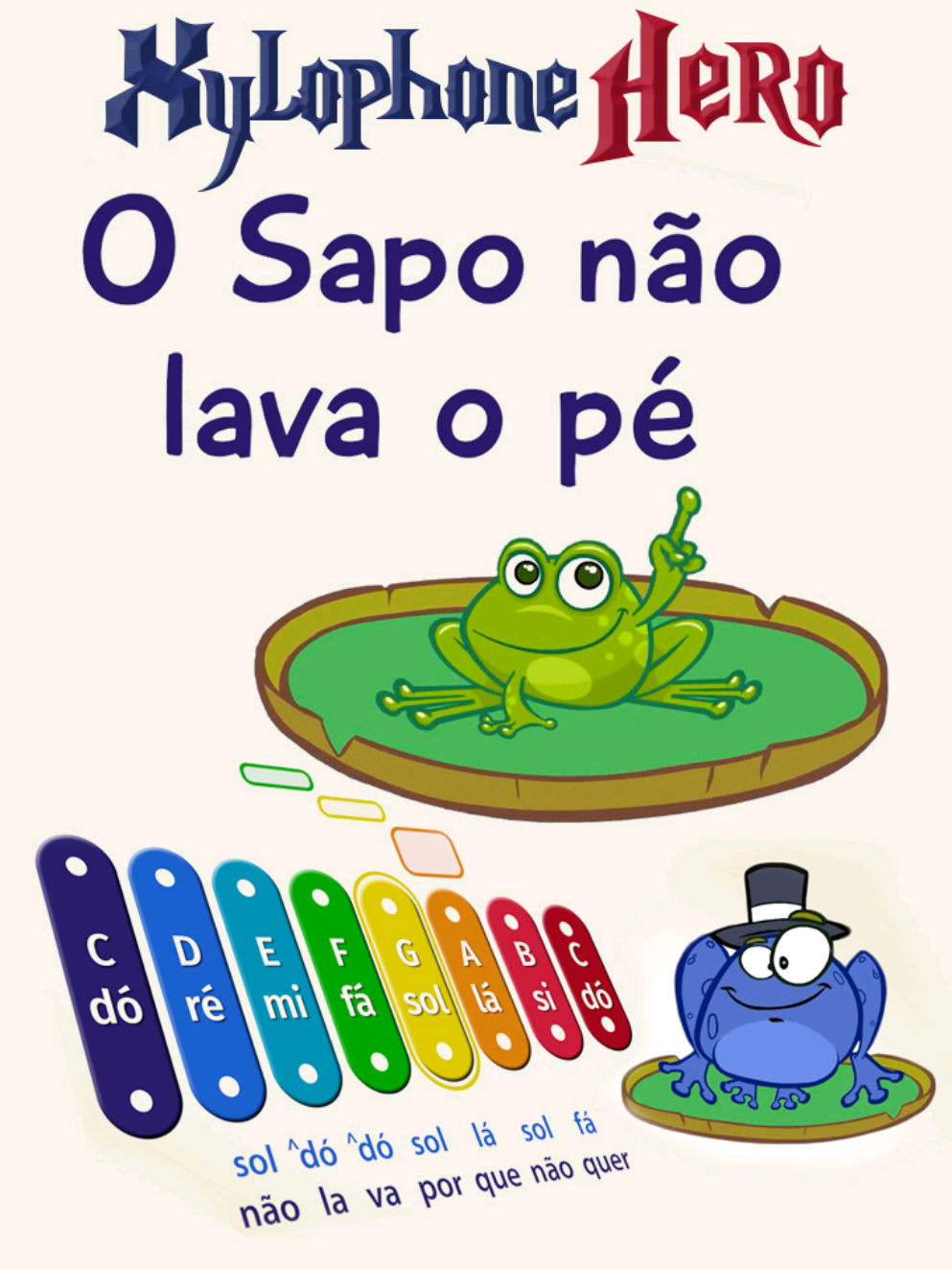 o sapo não lava o pé #xilofone #xilofoneinfantil #partitura #xilofono #xylophone #cancionesparaniños #cancionesinfantiles #musicforkids #ebook #musicsheet #galinhapintadinha #educaçãomusical #musicalizaçãoinfantil