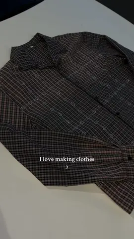 Almost rdy to drop #fyp #sample #flannel #rhinestones