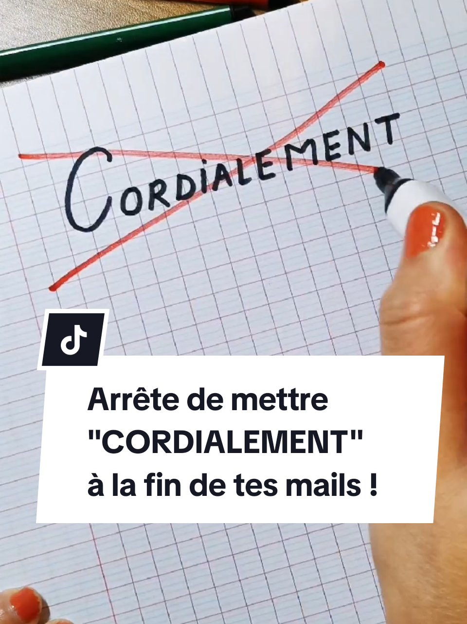 Arrête de mettre ''CORDIALEMENT'' à la fin de tes mails !  Apprendre facilement le français. 🇨🇵 #formuledepolitesse  #Frenchclass  #mamaîtresse1  #coursdefrancais   #frenchlesson  #tiktokfrance 