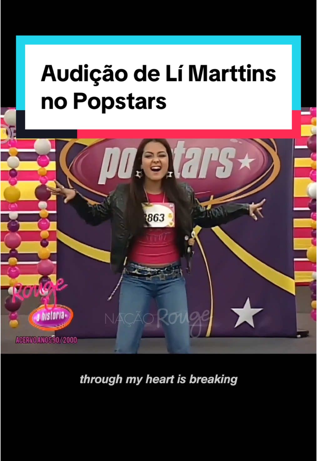 ELA TINHA APENAS 18 ANOS E UM SONHO! Lí Marttins (a nossa Patrícia na época) também se destacou nas primeiras audições do programa POPSTARS: cantou “Genie in the Bottle” de Christina Aguilera na audição em grupos e “I Will Love Again” de Lara Fabian na audição individual✨ Conhecida por sua voz doce, ela entregou vocais fortes para marcar presença no programa! #rouge #music #nostalgia #foryou #viral