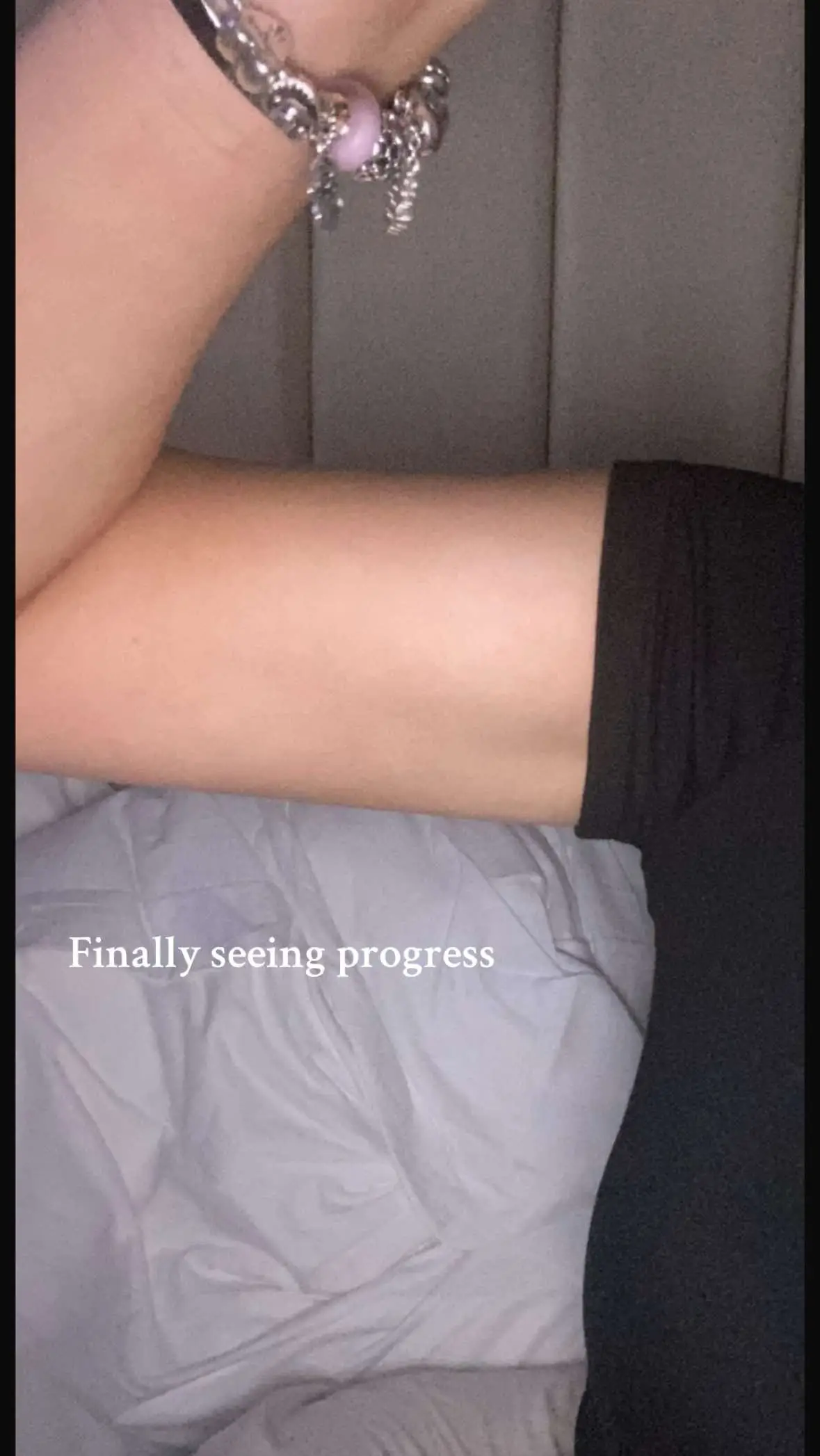 Cute lil progress update x as Ik people wanted to see these x if anyone has any tips please let me know x #muscle #bice #armday #gym #tok #fyp #GymTok 
