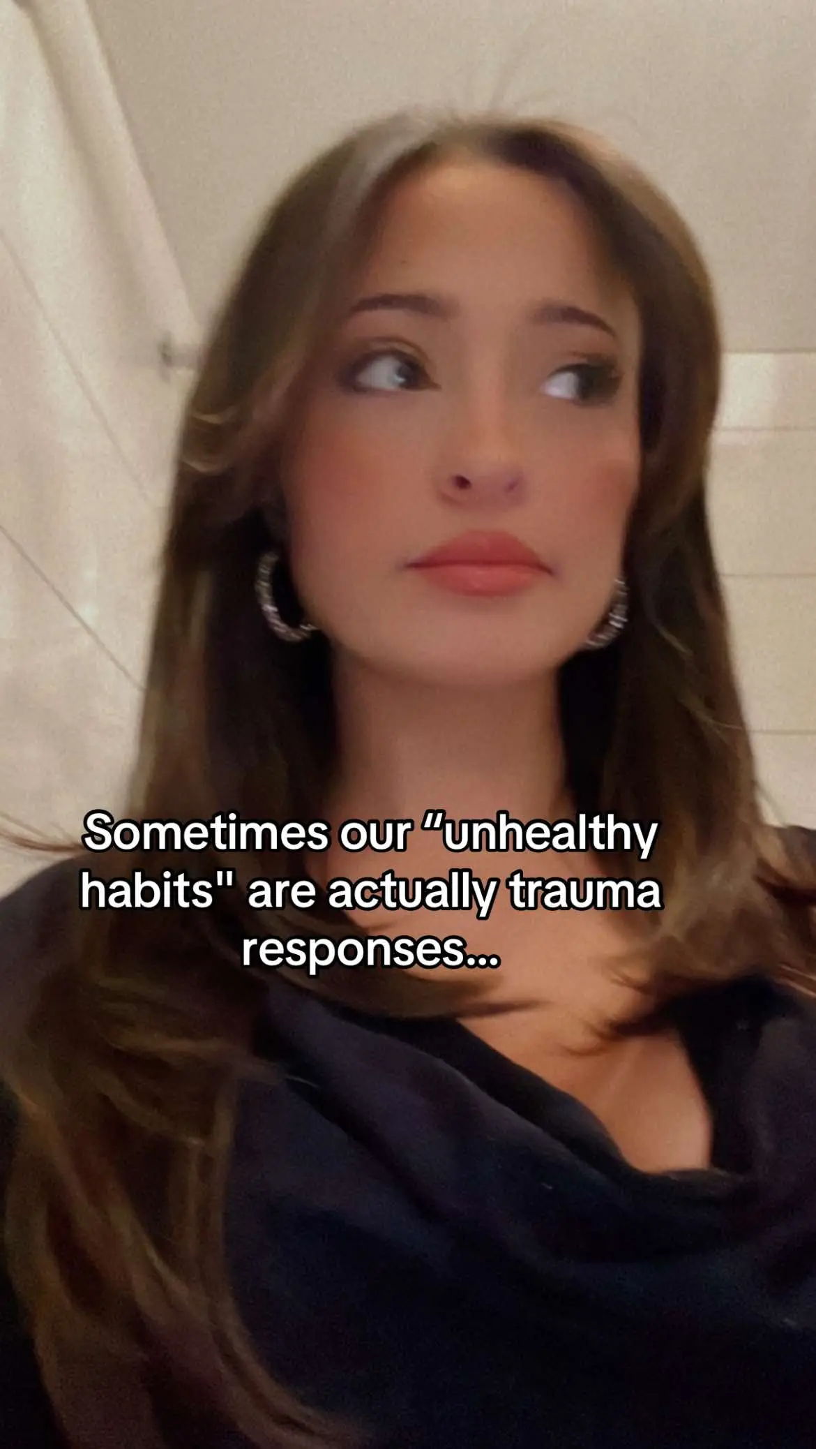 We all develop habits or behaviors over time, often from childhood or experiences with trauma. These can shape how we navigate the world without us realizing it. For example, you might isolate when things feel overwhelming, become a perfectionist to avoid criticism, or shut down emotionally because showing feelings wasn’t safe. These were adaptive strategies that helped us survive difficult situations, but over time, they can hold us back. It’s never too late to work through these things. The first step is awareness. Understanding why we do certain things gives us the power to change. Here’s how you can start: 	1.	Acknowledge the behavior without judgment: Notice when these patterns show up without beating yourself up. You’re not “broken” for doing what you needed to survive. 	2.	Challenge the narrative: Ask yourself, “Is this still helping me? Is it still necessary?” Just realizing these habits don’t have to control you can be empowering. 	3.	Replace old patterns with new ones: Start small. If you isolate when overwhelmed, try reaching out to someone, even briefly. If perfectionism is a go-to, give yourself permission to not be perfect every time. 	4.	Be patient with yourself: Healing isn’t overnight. But every step forward is progress. Recognizing these patterns and making changes isn’t easy, but it’s a powerful step toward living a life that aligns with who you truly are. You’ve got the strength to grow, and you don’t have to do it alone. 💛@Kourtney • hormones & trauma 