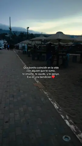 Que bonito coincidir en la vida con alguien que te sume, te enseñe, te ayude, y te apoye. Eso es una bendición❤️#frases❤️ #paratiiiiiiiiiiiiiiiiiiiiiiiiiiiiiii #frasesparadedicar #frasesparaestados #frasesdeamor 