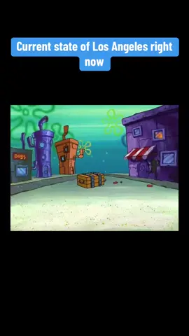Current state of Los Angeles right now #foryoupage #fyp #losangeles #fire #hollywood #spongebob 