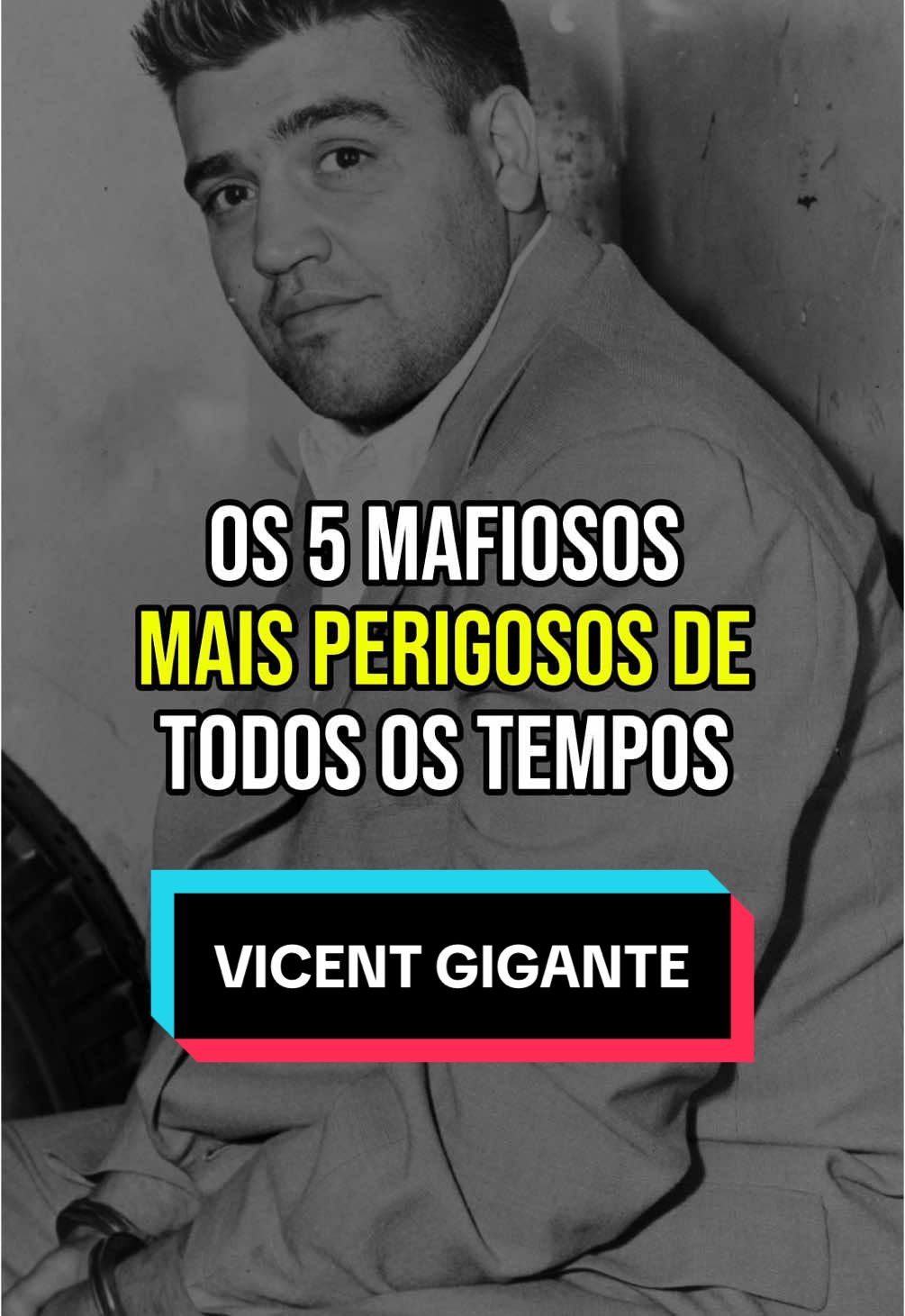 Os 5 mafiosos mais perigosos de todos os tempos - vicent the chin gigante - #vicentgigante #genovese #mafia #curiosidades 