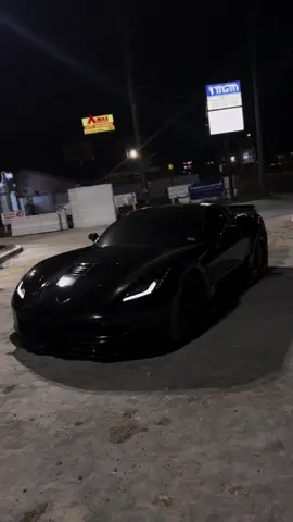 All black vettes>> #corvette #c7z06 #carsoftiktok #trending #fyp 