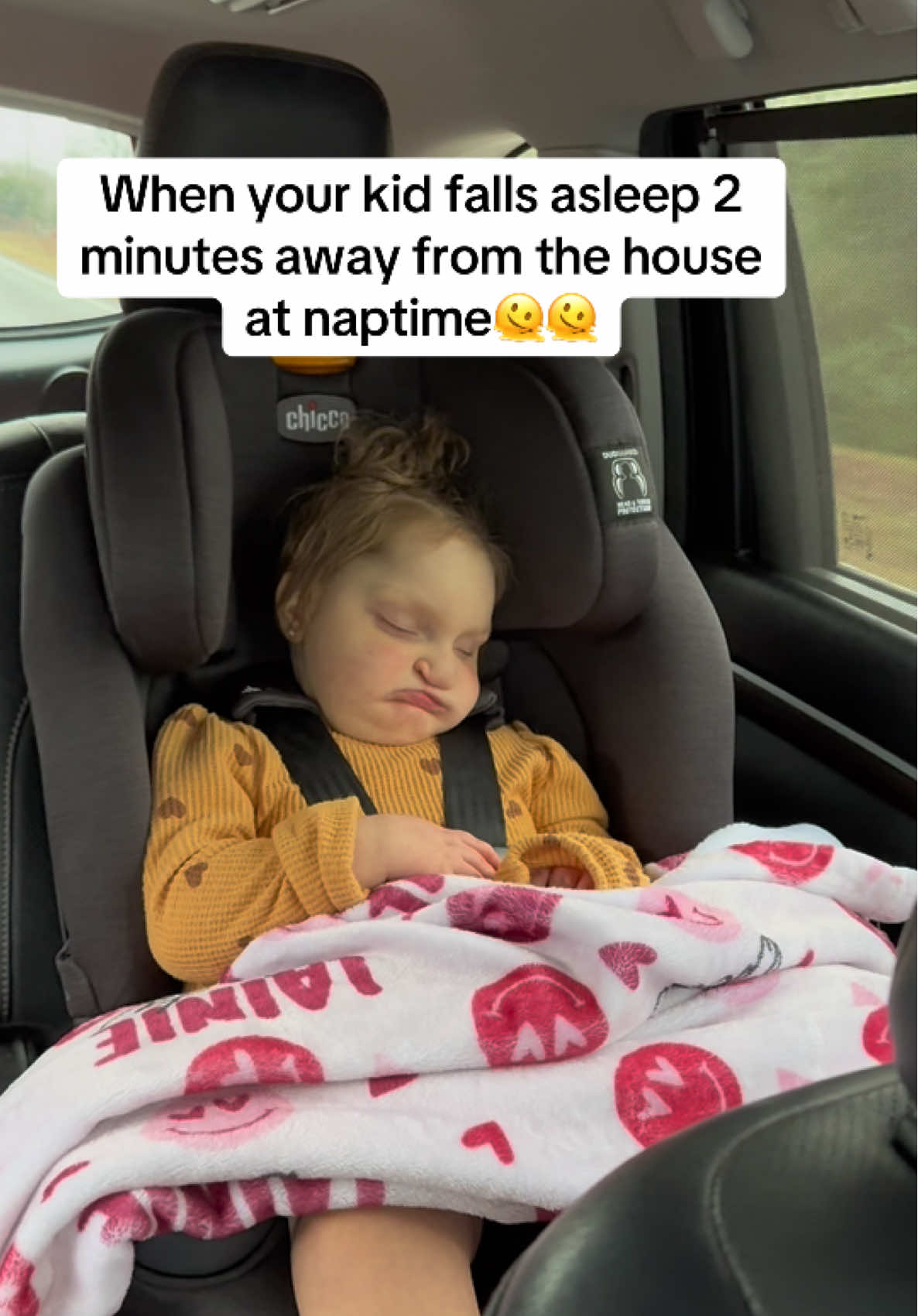 All you other parents know you’ve done this too😂 she won’t stay asleep once she’s moved so ya gotta do what ya gotta do lol #naptime #nap #parents #sleepy #parentsoftiktok #fypシ 
