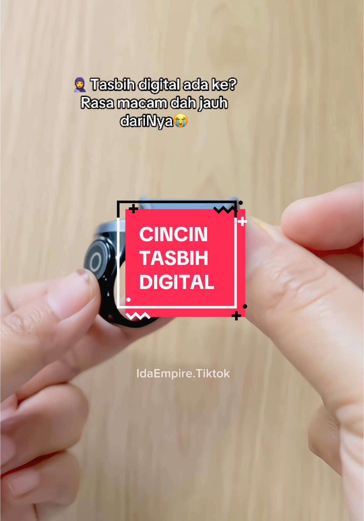 Cincin tasbih digital .Sangat mudah untuk dekat denganNya #tasbihdigital #cincintasbih #tasbihdigitalmurah #tasbih #tasbihdigitalcantik 
