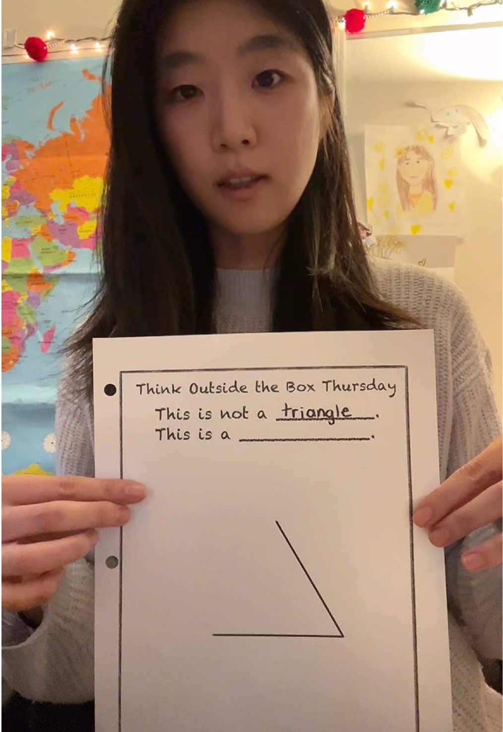 This is not a 🔺. This is a ____. #thinkoutsidethebox #fyp #teachertok #teachersoftiktok 