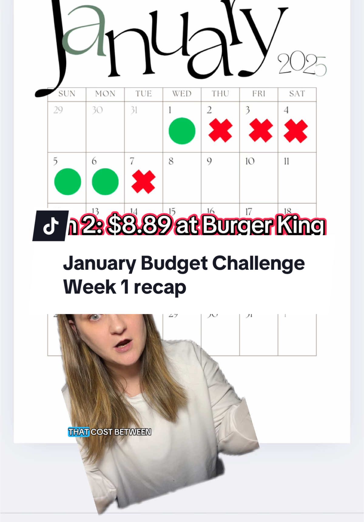 January Budget Challenge Week 1 Recap #greenscreen 