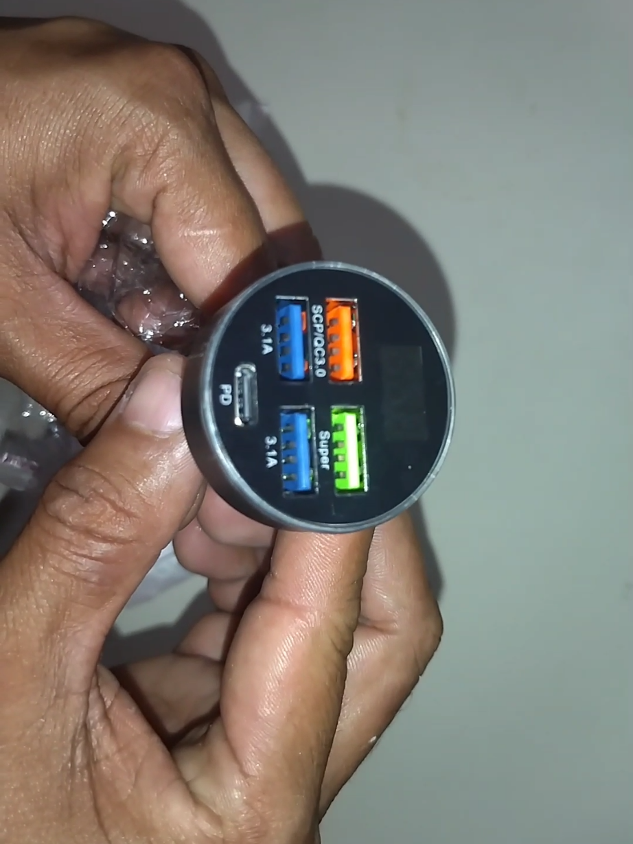 0Autoche 250W 5 Ports USB C Car Charger Quick Charge 3.0 Digital Display Mobile Phone Charger Adapter In Car #carcharger #adapter #usbport #Mike'Ashop 