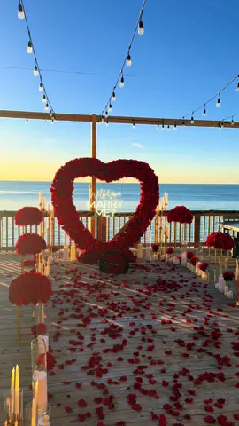 Ocean View Proposal💍 #willyoumarryme #rgvproposal #mcallenflowershop #rgvflowershop #rgvflowers #ramobuchon #propuestaromantica #luxuryproposal #oceanviewproposal #fyp #parati #rosasrojas🌹🌹🌹 #southpadreislandtx #southpadreisland 