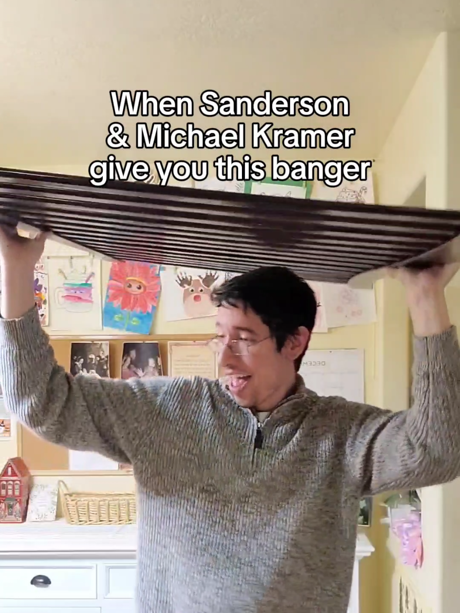 They went hard on that chapter  #brandonsanderson #dragonsteel #cosmere #stormlightarchive #scifi #BookTok 