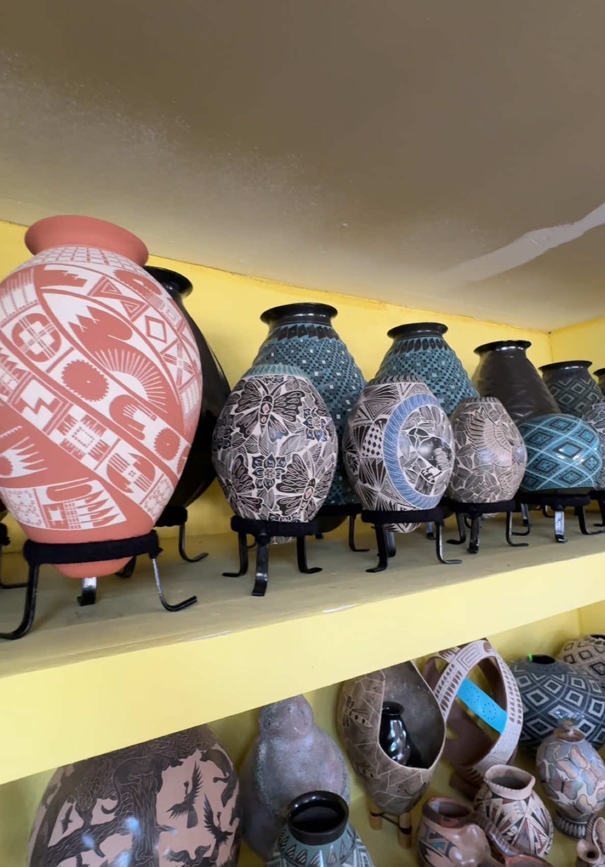 Tienda de alfarería de Paquimé en Mata Ortiz Chihuahua 