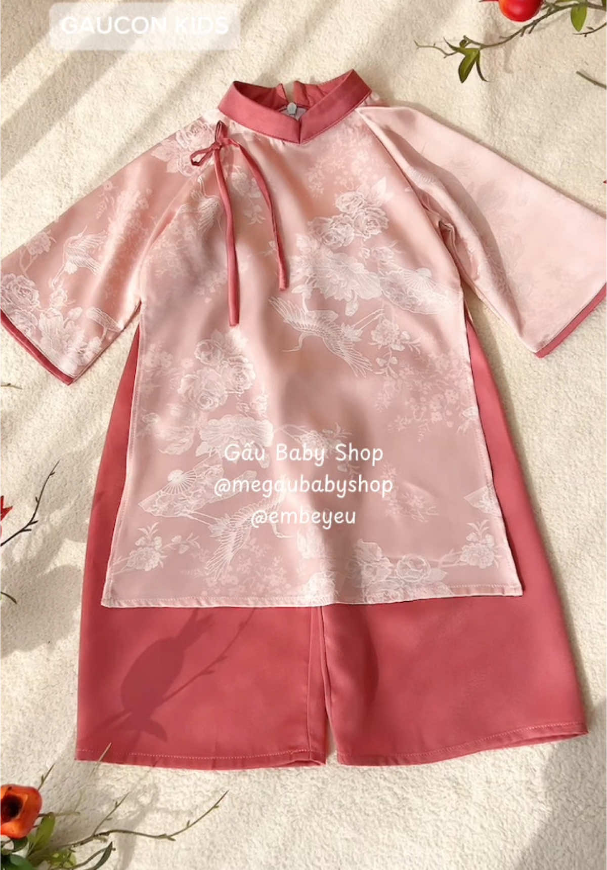 Mẫu áo dài mới Cát Nhi cho bé gái diện Tết ạ 🌸 #aodaichobe #xuhuong #aodaitetchobegai #aodaitet2025 #tết #aodaitet #xuhuongtiktok 