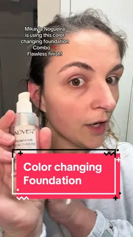 I’m amazed! This color changing foundation adapts to any skin tone 🫶 Never have to pick a shade again. So impressed #aliver #healing #viralvideo #flawless #spf #colorchangingfoundation #beauty #nature #foundation #makeup  #BeautyReview #tiktokshop #fyp 