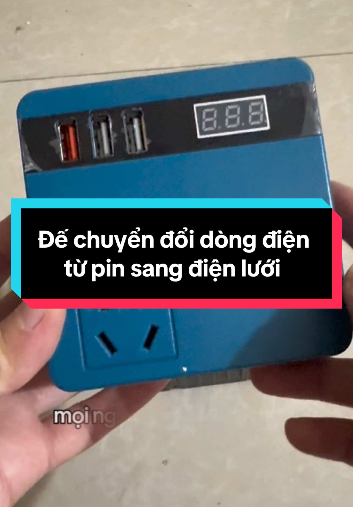Đế chuyển đổi dòng điện từ pin sang điện lưới rất oke #dechuyendoi #dechuyendoidien #dechuyendoinguondien #pin #bin #bochuyendoi #bochuyendoidien 