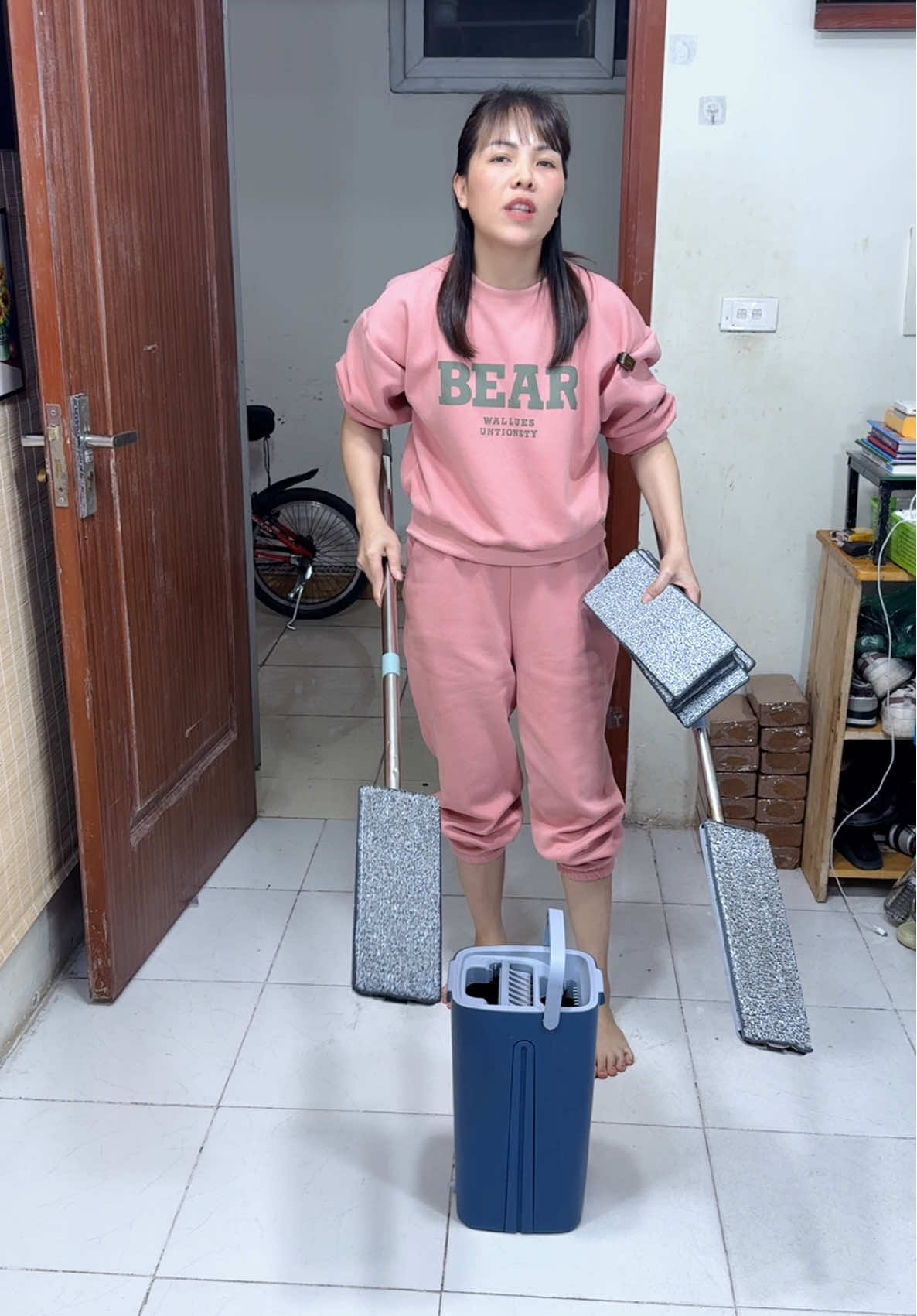 Chổi lau nhà#hegiare #choilaunha #choilaunhathongminh 