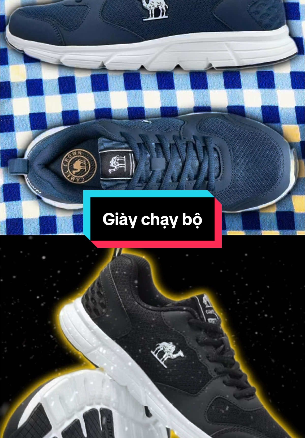 Giày Chạy Bộ Thể Thao, Dành Cho nam CAMEL #giaydep #giaythethaonam #giaychaybo #thoitrangnam #viral #videoviral 