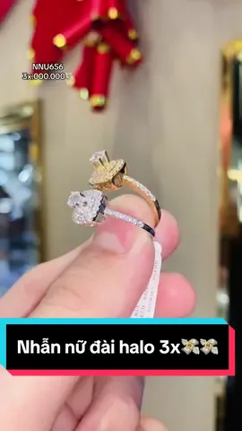 Chỉ #3xtr chi mẫu nhẫn đài halo vuông, sẵn viên chủ 3.6mm cho mấy chị em #tamluxury #TamLuxurydiamondjewelry #kimcuong #phukien #trangsuc #nhẫnnữ #xuhuongtiktok #trending #viral #fyp 