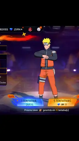 Naruto no FF #naruto #ff #Garena #freefire #over93 @Garena Free Fire Brasil #narutoff 