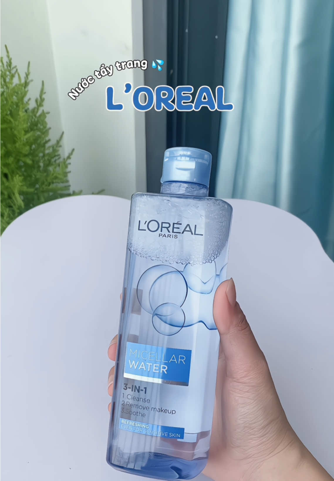 Nước tẩy trang Loreal tươi mát cho da dầu 💦 #xuhuong #xuhuongtiktok #trend #trending #viral #thinhhanh #review #hgreview #beauty #skincare #skincareroutine #skincaretips #nuoctaytrangsachsau #nuoctaytrang #nuoctaytrangloreal #taytrangloreal #taytranglorealxanhnhat #nuotaytranglorealxanhnhat #taytrangdadau 