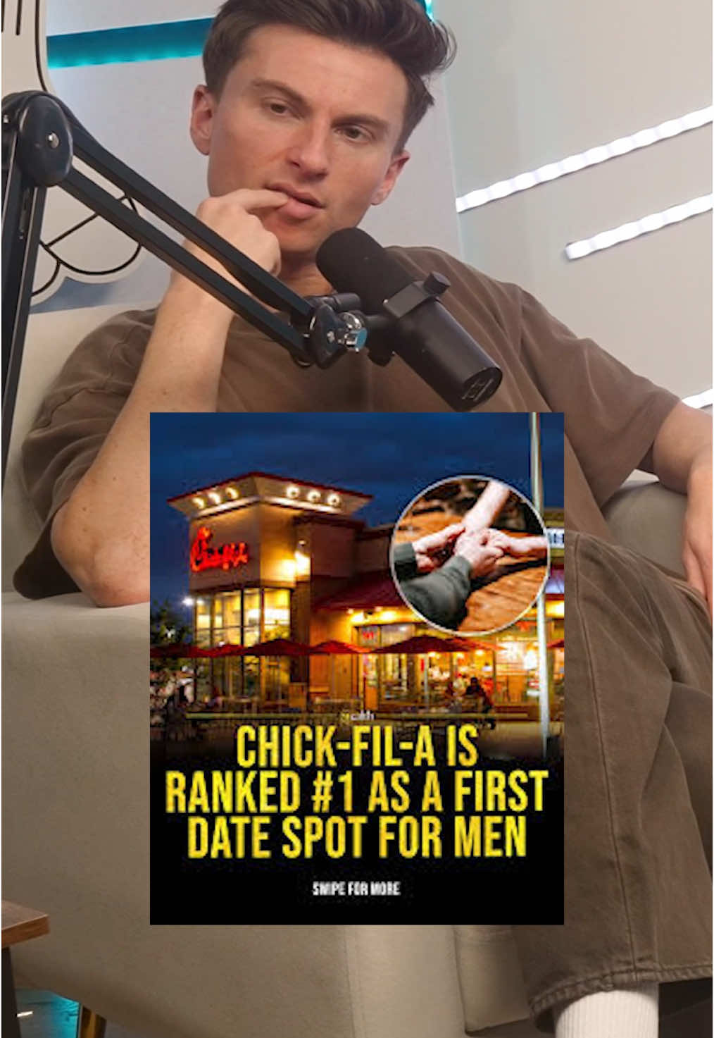 Chick fil a is the #1 dating spot 