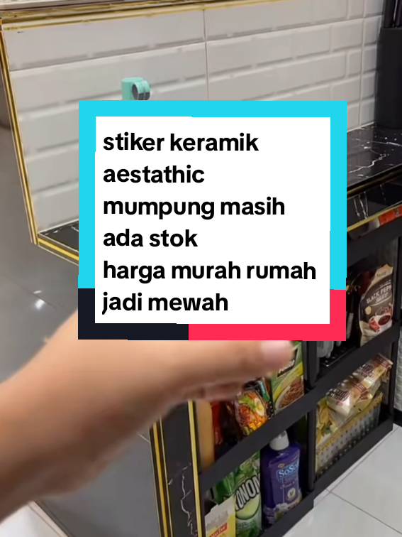 stiker pinggiran keramik aestathic#cuantanpabatas #listgold #sticker #stikerkeramik #stikeraestetik 