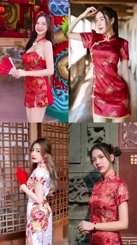 พิกัดชุดอาหมวยย🧧💋#แต่งตัว #ตรุษจีน #ชุดตรุษจีน #ชุดกี่เพ้า 