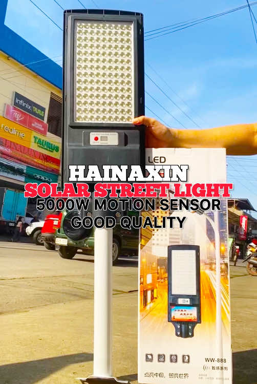 Solar Street Light High brightness 5000watts by Hainaxin‼️ Buy Now‼️ #5000wsolarstreetlights #solarstreetlight #streetlights #streetlight #hainaxin 