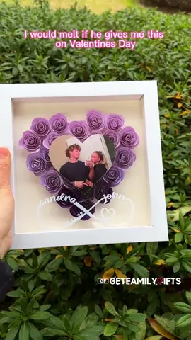 Check out what we have for you for Valentine’s Day!💕Custom Flowers Frame💕Record your best memories with this special and unique personalized gift✨